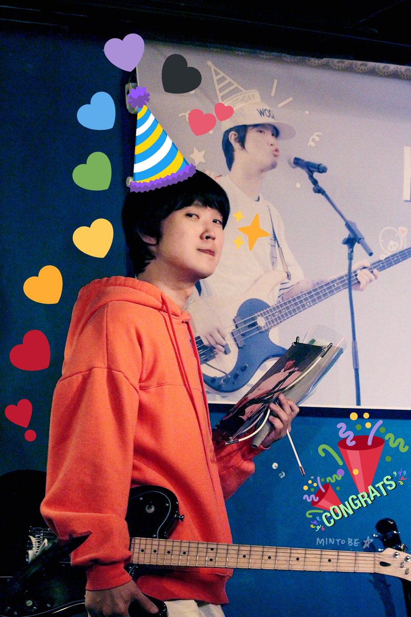 190303 신준기 생일파티 작은따옴표
❣❤🧡💛💚💙💜🖤💘💝💖💗💓💞💕
🎉버즈의 베이시스트 신준기의 생일을 축하합니다🎉
❣❤🧡💛💚💙💜🖤💘💝💖💗💓💞💕

#BUZZ #버즈 #신준기
#HappyJunkiDay