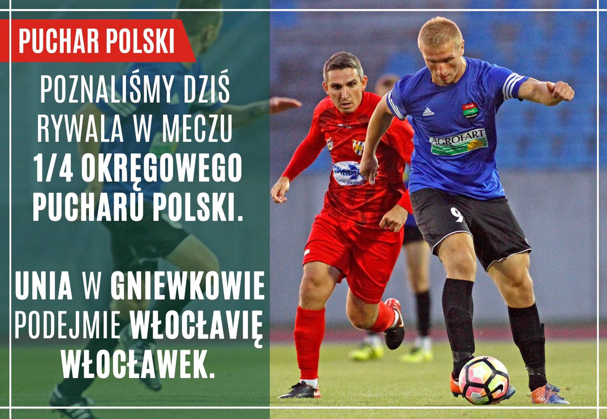 MLKSUnia's tweet photo. W ćwierćfinale Okręgowego Pucharu Polski podejmiemy @WKS_Wloclavia. https://t.co/Dnkp68mOF8