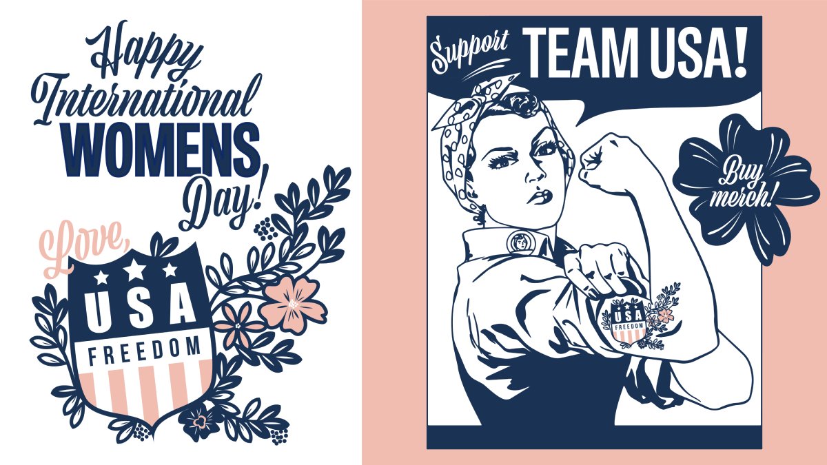 We Can Do It! Get behind #TeamUSA for #IWD2020! Help us get to Australia this summer to compete on the international stage. Show your guns in our Team USA Rosie the Riveter muscle tank! Get it here: bit.ly/2PYlz4T