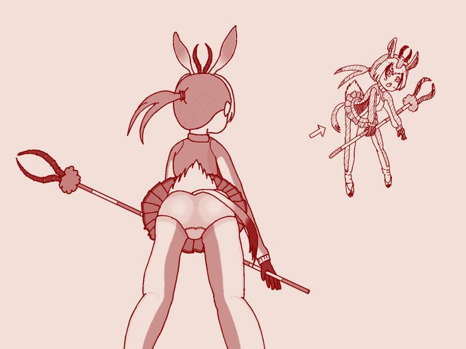 スプリングボックの立ち絵みたときから気になってたアングル 