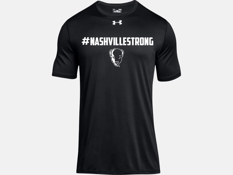 In response to the devastating tornadoes earlier this week, we will be raising funds through the sale of our #NASHVILLESTRONG t-shirt.

All proceeds will be donated to the Middle Tennessee Emergency Response Fund through the @CFMT. 

🔗 bit.ly/2ItmRk2