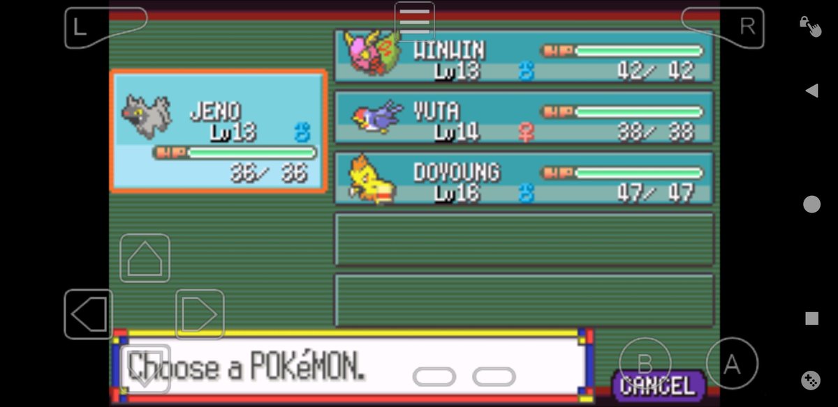 Heading in to battle Roxanne with this lineup let's hope I don't lose anyone