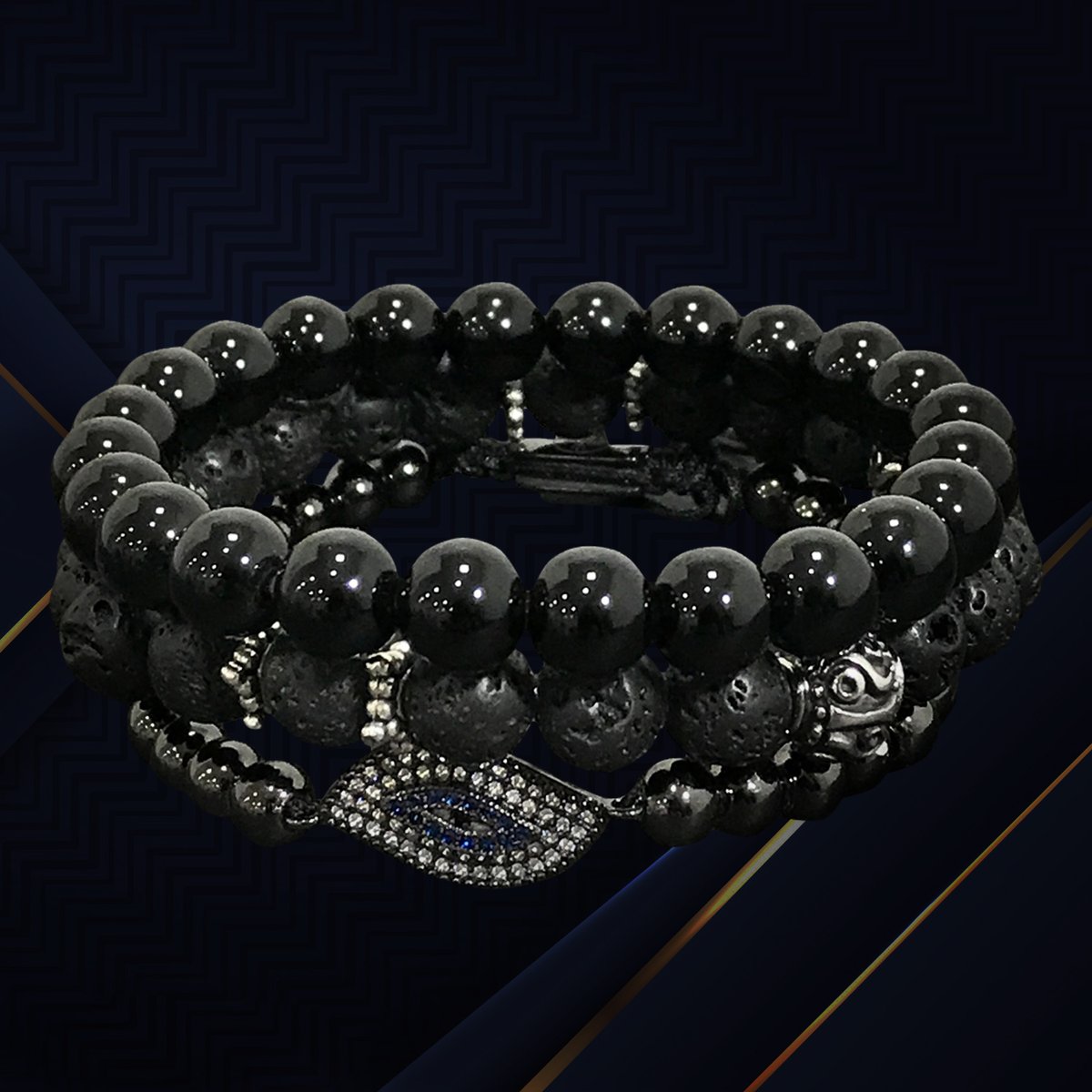 Forziani's tweet photo. S.B. the Anomoly x Forziani collab with some amazing new stacks is Here! Link in bio //  #forziani #mensfashion #mensbracelets https://t.co/b943rij0fe