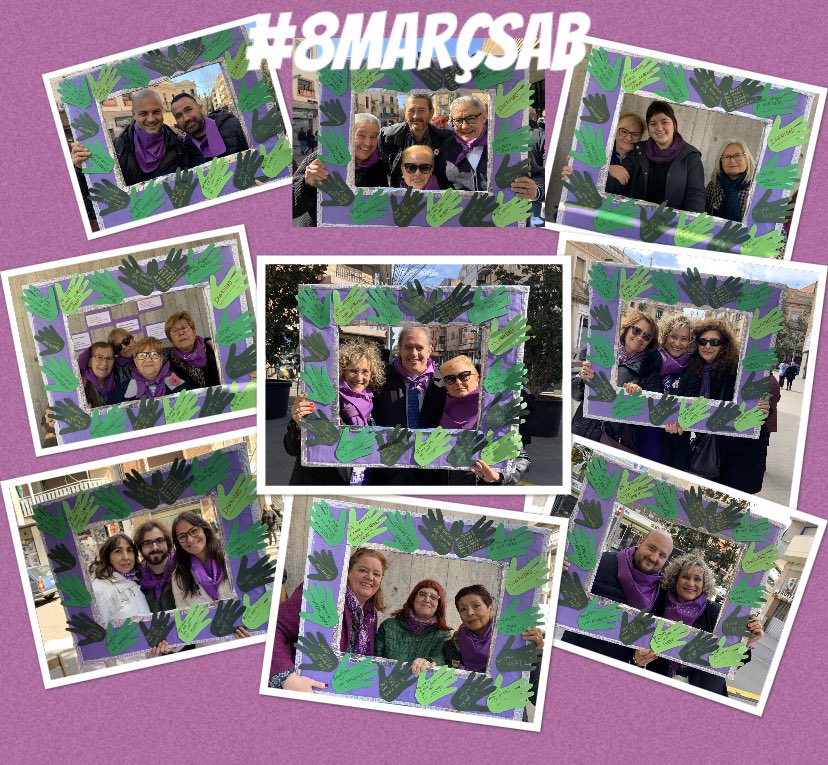 IMarcuello's tweet photo. Imatges del #consellcarrerSAB #divendresmati #8M2020 companyes/s #ajuntaSAB #grupspolitics Ens uneix la lluita per la igualtat efectiva i real! Visca el #8març ✊💪💜 #DiaInternacionalDeLesDones https://t.co/m3oVS8Tpyz