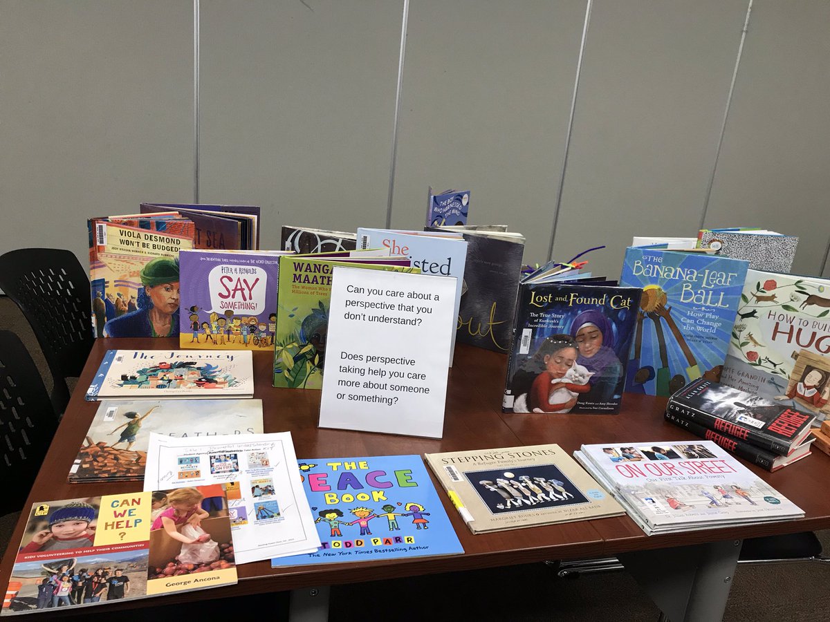 WallinAndrea's tweet photo. SD73 teacher librarians explored how to create joyful and thought provoking story studios in LLCs and how these spaces can be designed to support the teaching of the core competencies. Inspirations from Angela Stockman and Adrienne Gear.@mjHunterTL https://t.co/RByKe1dB9H