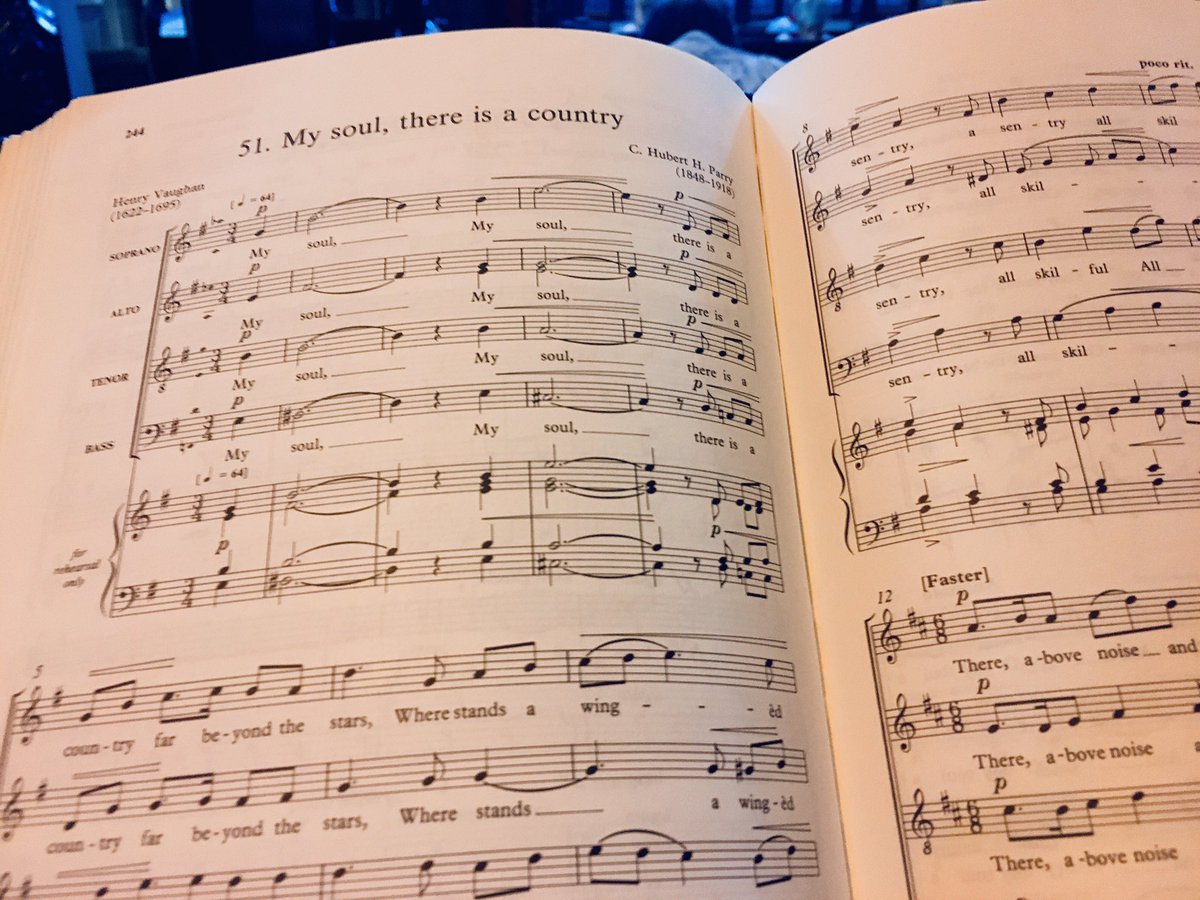 #Evensong #Songsoffarewell #Parry #Lent2020