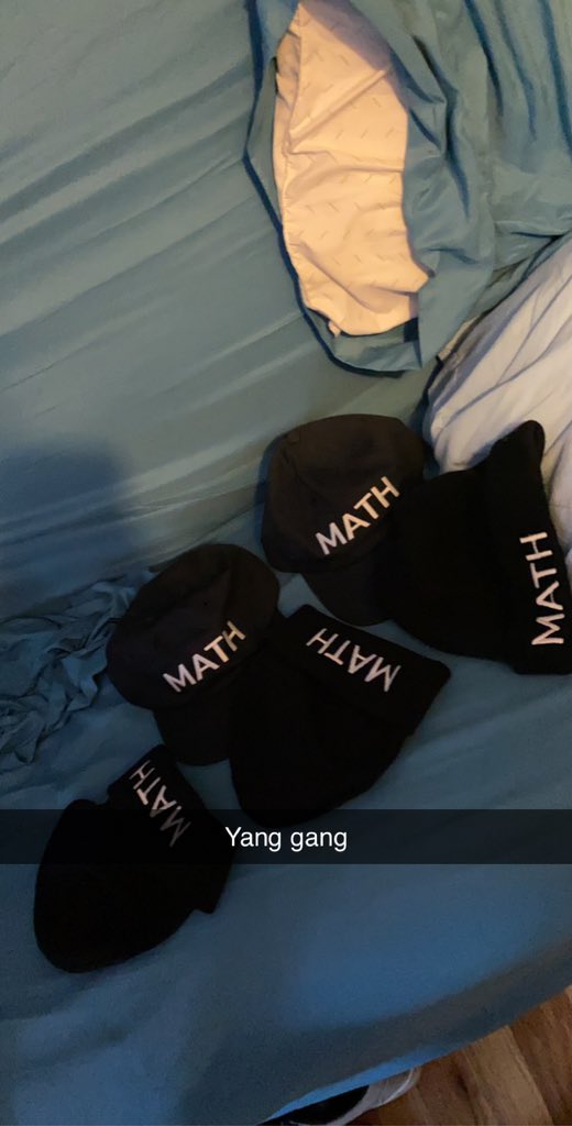 You already know I’m going to be rocking the Yang merch at this Bernie rally today