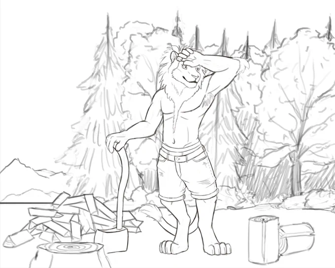 #StartToFinish 

Here are some of my more refined sketches for comparison, different drawings require different amounts of work beforehand! (Also depends on if I have an idea for the background or not) 