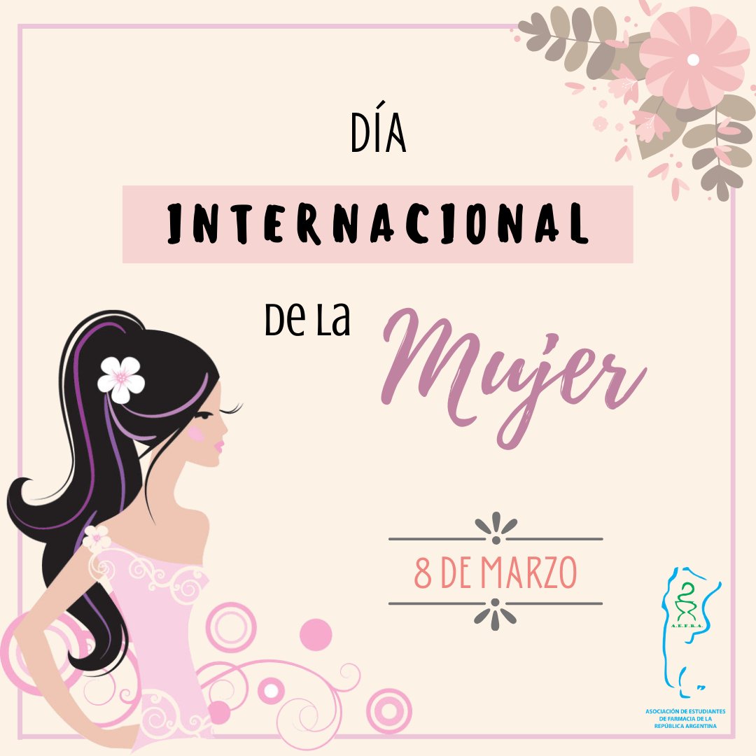 🚺 El 8 de marzo se celebra el Día Internacional de la Mujer, un día para luchar por la igualdad, la participación y el empoderamiento de la mujer en todos los ámbitos de la sociedad.

¡FELIZ DIA PARA TODAS! 🌺

#somosAEFRA #AEFRAOficial #DiaDeLaMujer
