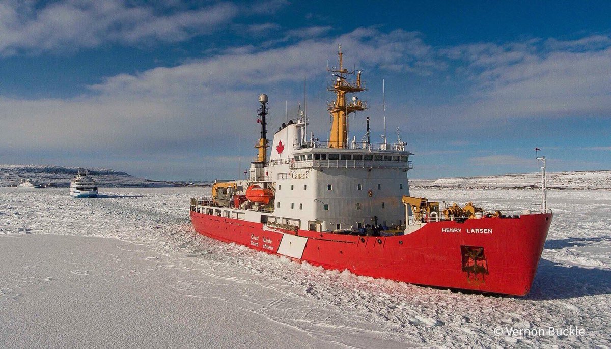 CCGS HENRY LARSEN escorting the KAMUTIK W. out of Blanc-Sablon.

Photo credit : Vernon Buckle via Shipspotting Canada

<a href="/CBCNL/">CBC Newfoundland and Labrador</a> <a href="/CoastGuardCAN/">Canadian Coast Guard</a> <a href="/JTFA_FOIA/">JTFA | FOIA</a>