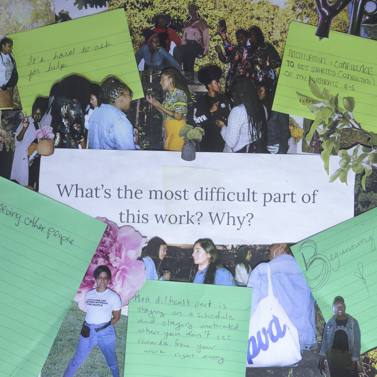 firstyearprj's tweet photo. Happy #InternationalWomensDay!
Developed the photos y’all took on our disposable cameras & some of your stickies from #GWYP to make the collages. RT & tag your folk!
P.S. cooking up something *special* for Women’s History Month. Stay tuned for the official announcement 👀 https://t.co/6PJq6LTVAc