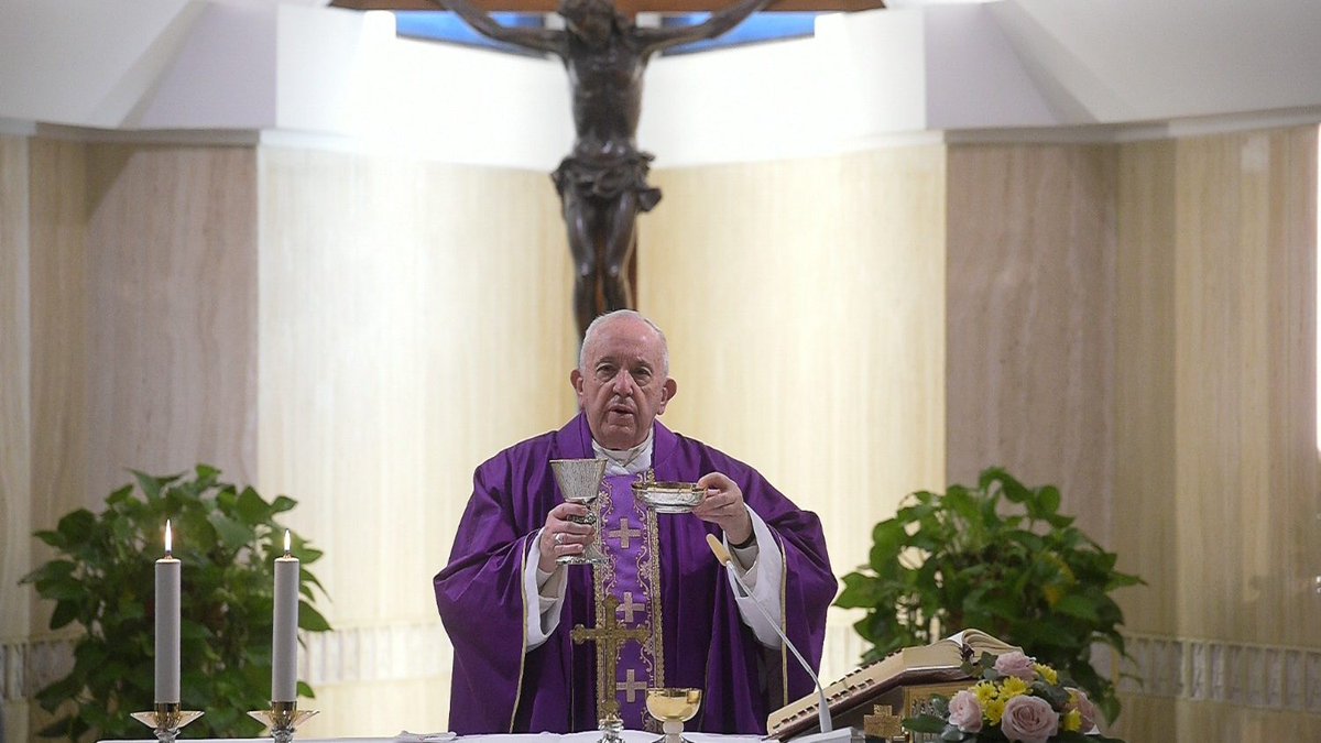 Da domani #9marzo alle 7 la messa di Papa Francesco a Santa Marta in diretta su Tv2000 (canale 28). Il Papa ha deciso che la celebrazione quotidiana  venga trasmessa in streaming per accompagnare i fedeli in questo difficile momento
tv2000.it/ufficiostampa/…