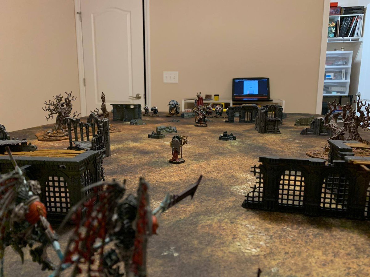 BattleMalletHQ's tweet photo. Jerod and Tres played through the Feast of Bones Narrative Missions!
#ageofsigmar #feastofbones #ossiarchbonereapers #ogormawtribes #warhammer #paintingwarhammer #citadelminiatures #citadelcolour #gamesworkshop #narrativegaming #playingwarhammer #playingageofsigmar #warmongers https://t.co/tN1NJTAuMW