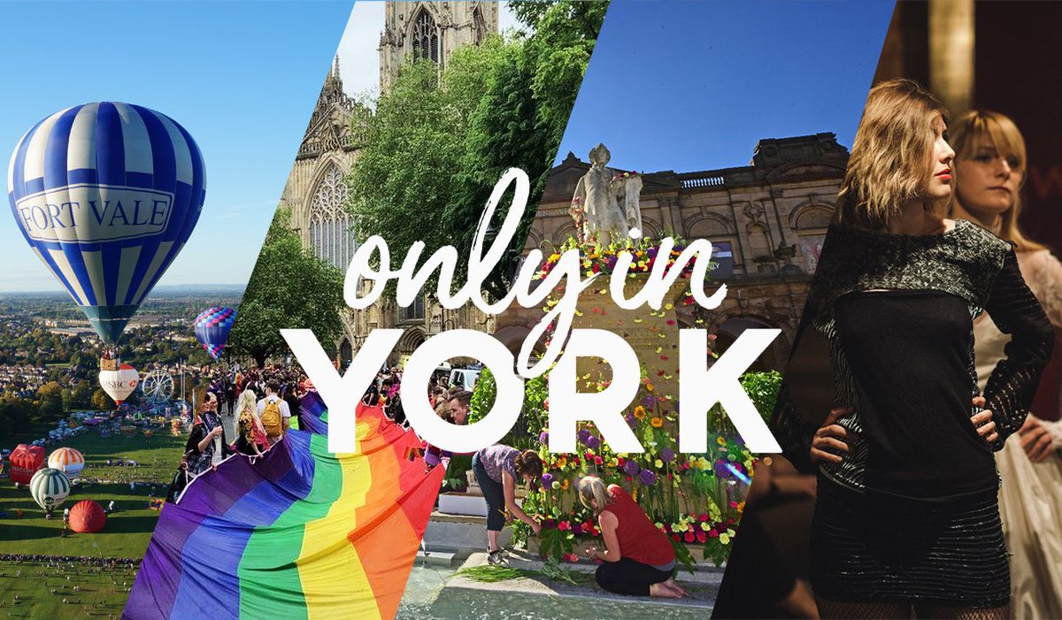 VisitYork's tweet photo. York has an exciting line-up of colourful events coming up this year. 🎉

Bloom!, @YorkFashionWeek, @YorkPride, @YorkBalloon Fiesta and many more come to the City of Festivals 2020! 🤩 #OnlyInYork

https://t.co/DCh23neDfy https://t.co/zTAnl5hHsX