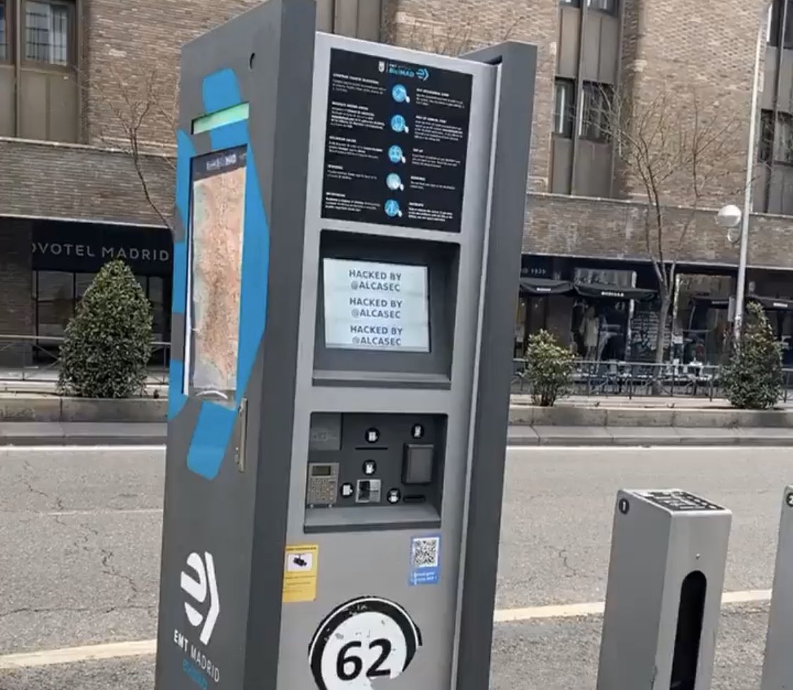 alcasec's tweet image. Bicimad hacked again