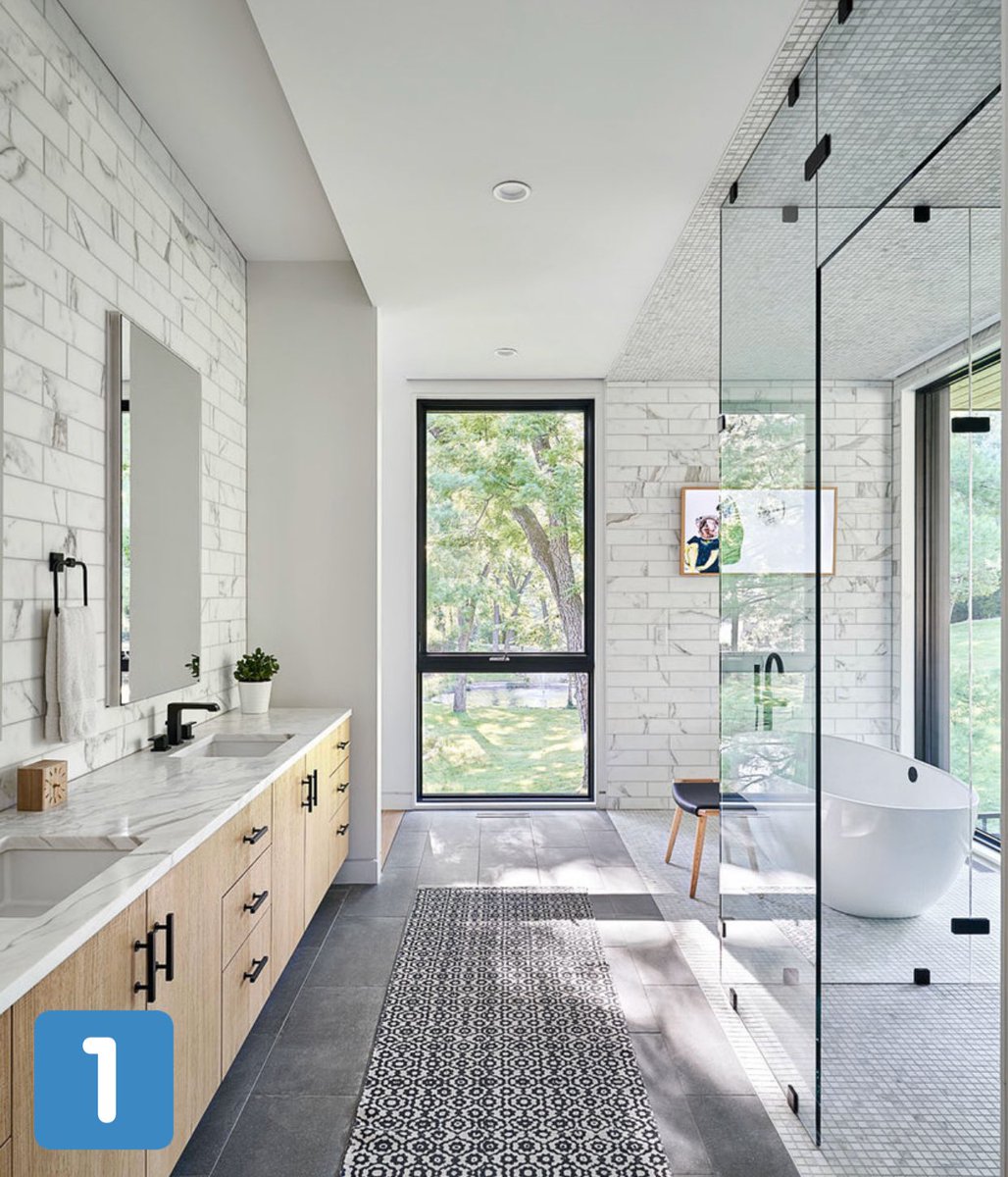 What’s your style bathroom?1. Contemporary2. Traditional3. Industrial4. Farmhouse