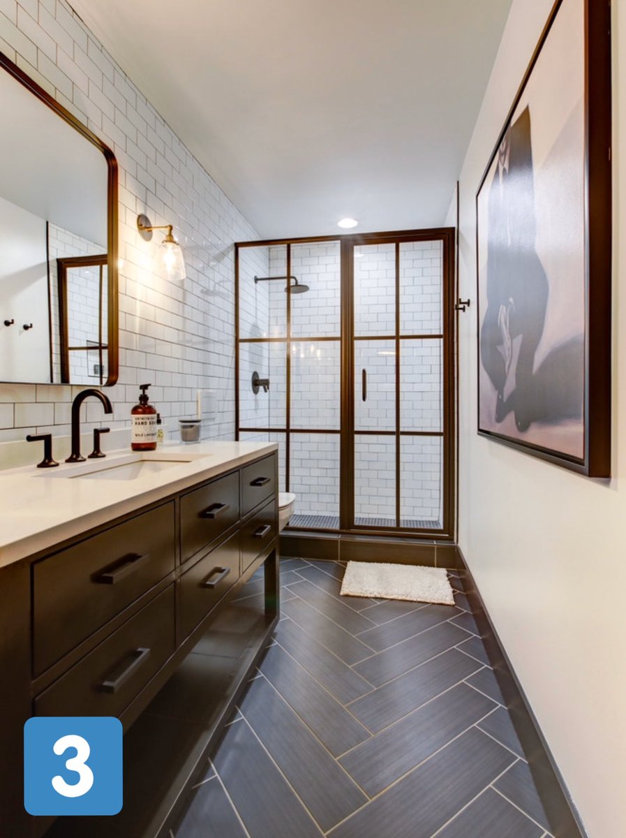 What’s your style bathroom?1. Contemporary2. Traditional3. Industrial4. Farmhouse