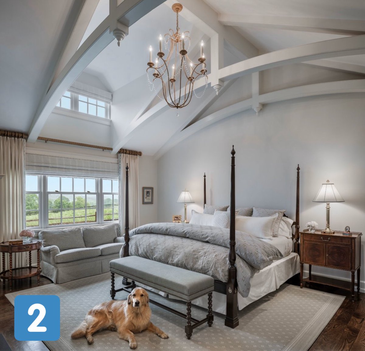 What’s your style bedroom?1. Transitional2. Traditional3. Farmhouse4. Rustic