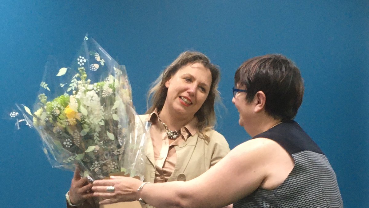 karinerackham's tweet photo. My favourite picture of Sheena and Claire's handover from #IWD2020 #WiNCumbria celebrations. https://t.co/fAOt4sEaFW