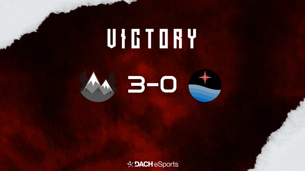 Wir nehmen den ersten Win mit einem cleanen 3-0 gegen <a href="/DachNordDE/">Dach | Northern Lights</a> ! ggs. 

#RaceToThePeak🏔️