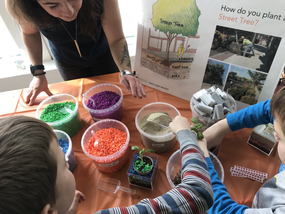 BSLAOffice's tweet image. Happy International Women’s Day! Come one, come all to ⁦@BSAAIA⁩ #BSAspace! Plant a street trees, design playgrounds, create the hills of Boston. We’re here w/⁦@agency_landplan⁩ #CSS ⁦@CopleyWolff⁩ ⁦@MikyoungKimDsgn⁩ Kids drop-in design activities ‘til 3p!