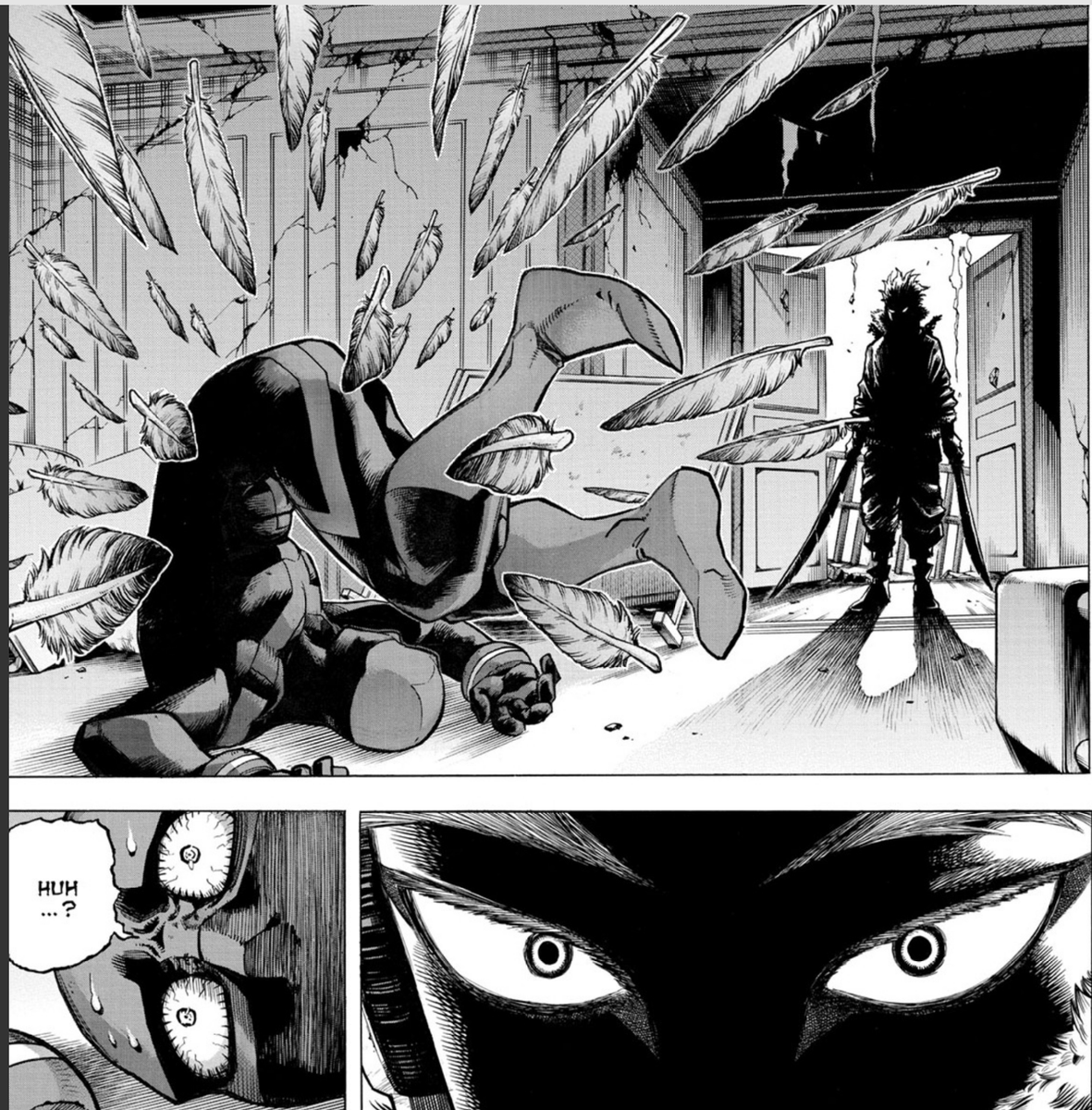 TheIrishNeko's tweet photo. Two bros chillin in a lair 2 feet apart cuz they aren't friends
#MHASpoilers #MHA263 https://t.co/EIJk0zfMCr