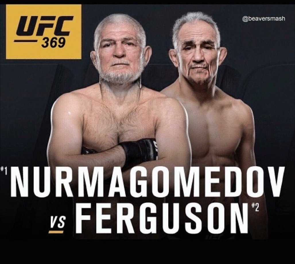 IIIMIII_'s tweet photo. رسمياً :-
سيتم تأجيل نزال حبيب نورمحمدوف ضد توني فرغسون إلى عرض #UFC369.
هذه المرة الـ20 اللي يتم فيها إعادة جدولة النزال. https://t.co/YzjaMly6Aq