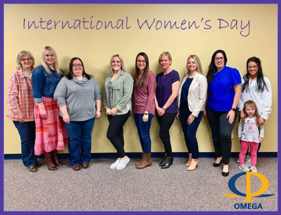OMEGAProcessing's tweet photo. Today is International Women's Day and we are honored to have all of these amazing women on our team! #InternationalWomensDay https://t.co/bGUqoOopHR