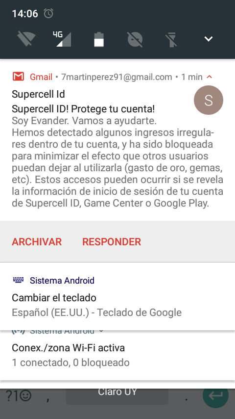 Como pueden caer con @SupercellClash6 es una persona queriendo robar cuentas.ojo con el <a href="/ClashRoyaleES/">Clash Royale ES</a> <a href="/ClashRoyale/">Clash Royale</a>  si pueden denunciar la cuenta así nadie puede salir perjudicado