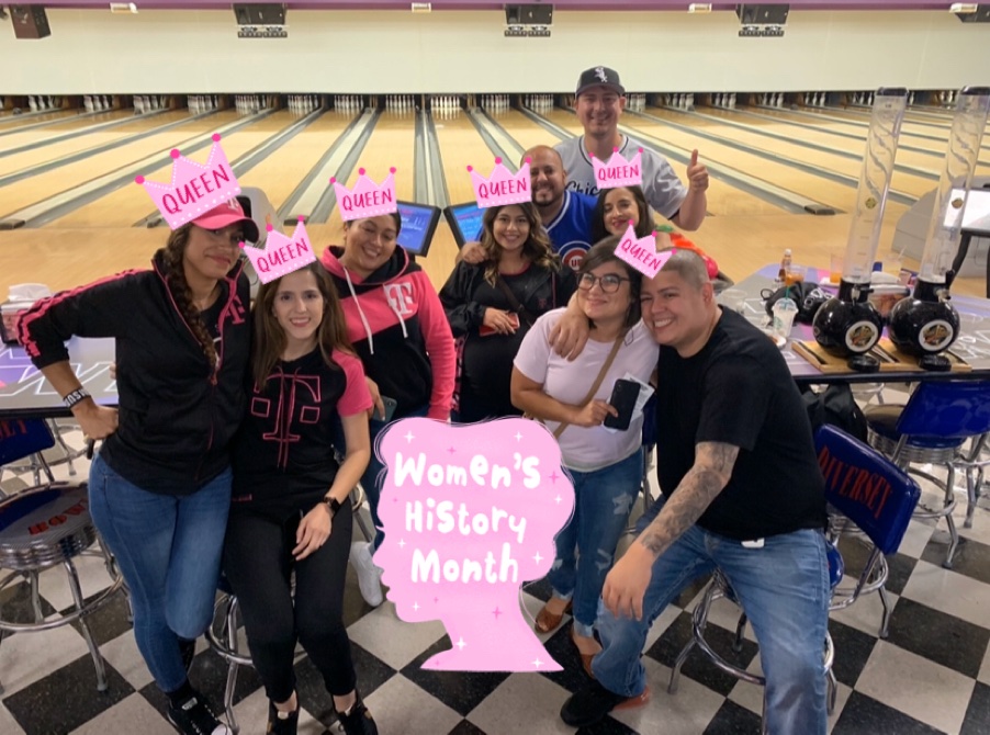 Couldn’t be more proud of this team; leading as District 9 months straight in Magenta, but more importantly dominating with a large group of powerful strong woman. 💪🏽💪🏽 👛👠👚👗#WomanHistoryMonth #Queens👑👸🏽
#PutSomeRespectOnOurName