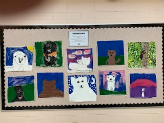 sylscottclass's tweet photo. After researching their favourite bear, these 2/1 artists created lovely paintings @MsgrDoyle_CCSD https://t.co/H3OyP0ERV9