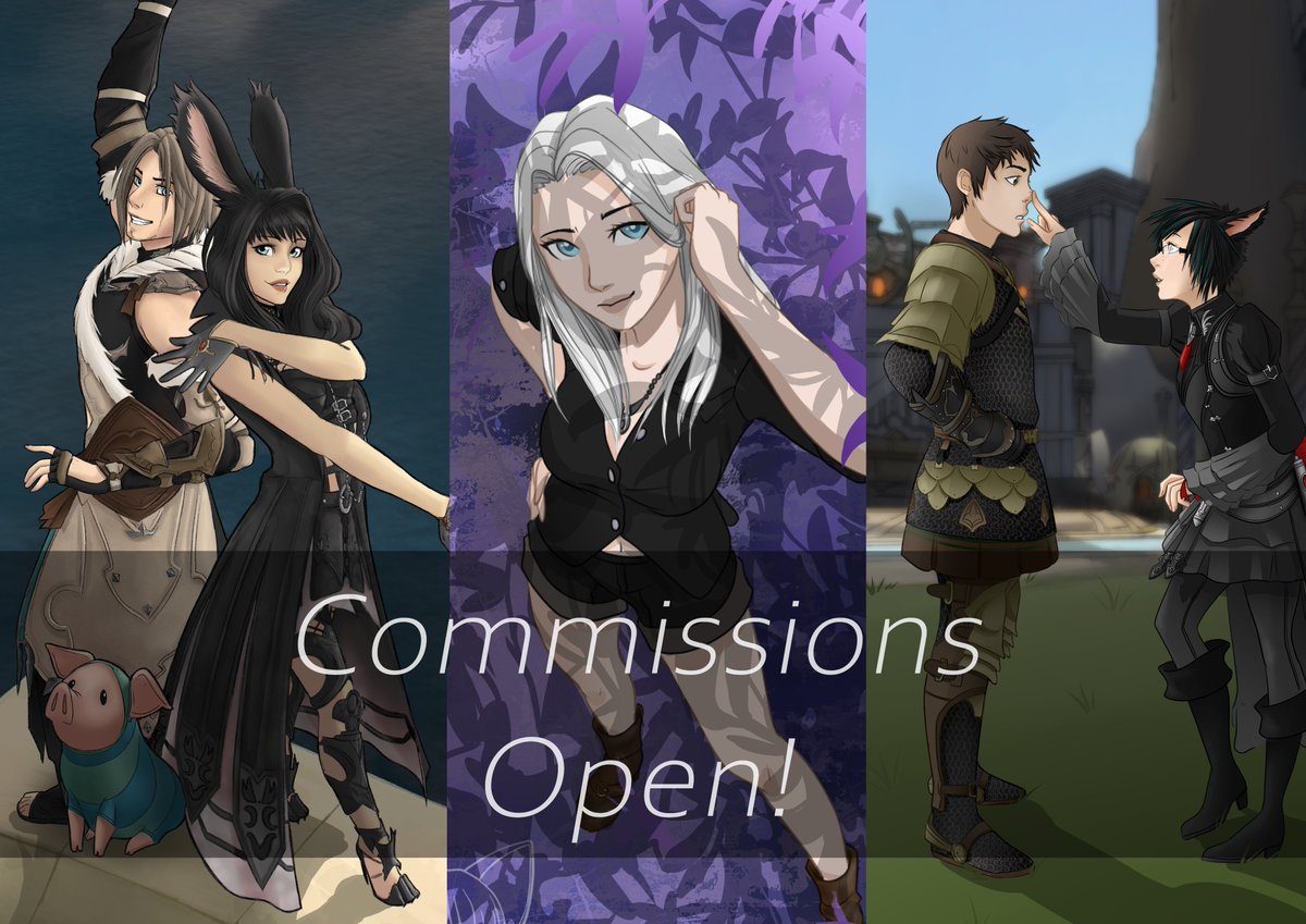 JennyFloofer's tweet photo. *Retweets Appreciated*
✨Commissions Open!✨
6 Slots Available
PayPal and Zelle for
payment only
DM me here or my other account
( @SmurfsX3 )
for more details! ❤
#commissionsopen #commissions #commissionform
#FFXIV https://t.co/dytjMKQaCu