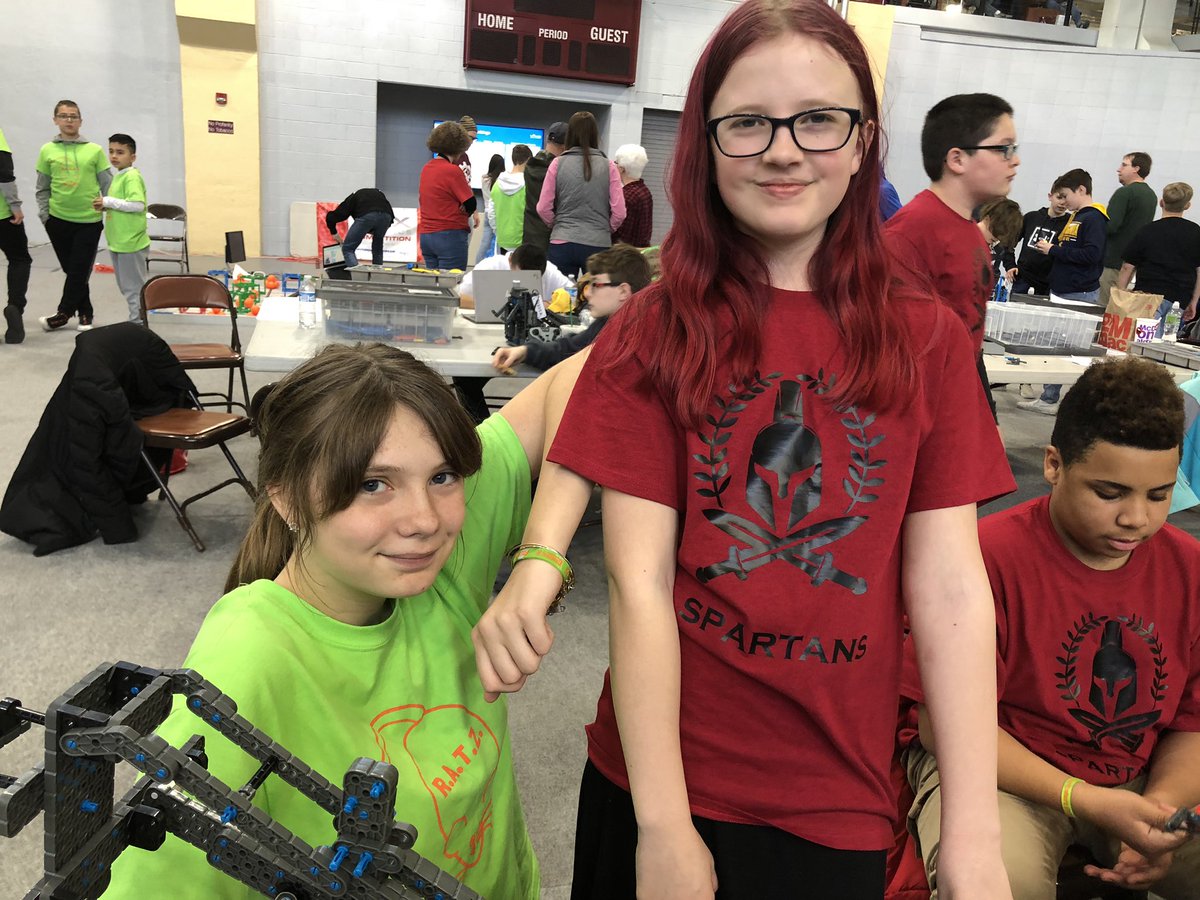 Shout out to my 2 girl robotics team members on International Woman’s Day!