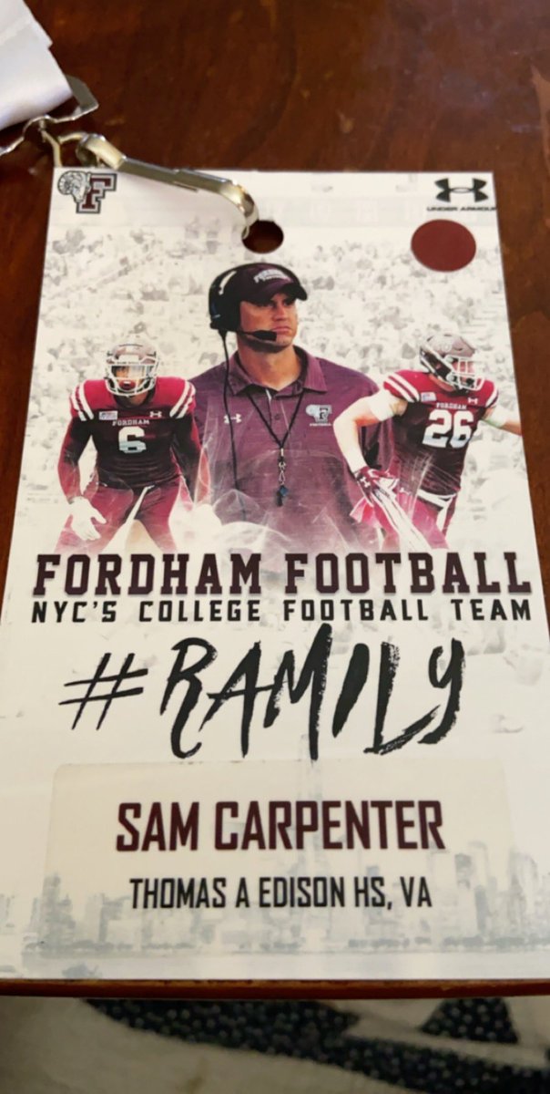 I had great day at Fordham University Junior day! Looking forward to being back in the Bronx @CoachZach_Rams <a href="/CoachEvanDurand/">Evan Durand</a>