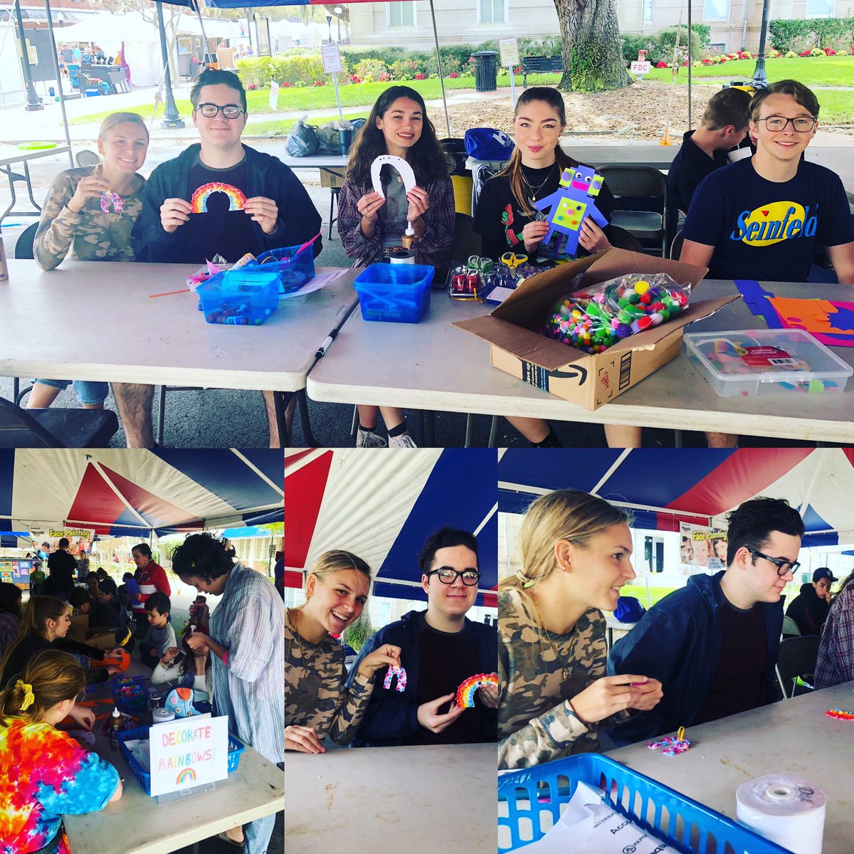 Fun filled day at Bloomin Arts Children’s Tent <a href="/PolkSchoolsNews/">Polk County Public Schools</a> <a href="/HarrisonArtsFL/">Harrison School for the Arts</a>