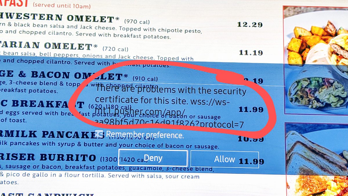 danno_t's tweet photo. Bad cert for breakfast today #truestory #certmanagement https://t.co/IfKLtER0uo