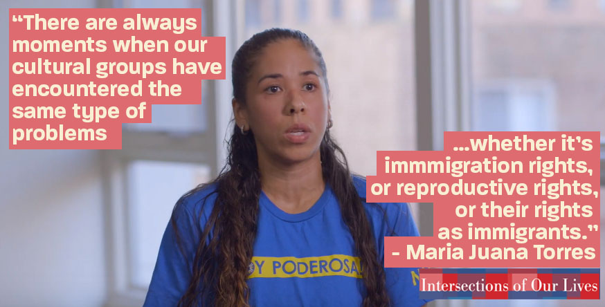 LatinaInstitute's tweet photo. Whether it is race, gender, income, or immigration status, our struggles are connected. #IntersectionsOfOurLives knows we are stronger together! That's why we fight for equitable Reproductive Justice. #InternationalWomensDay https://t.co/0iuE7x1Xg1