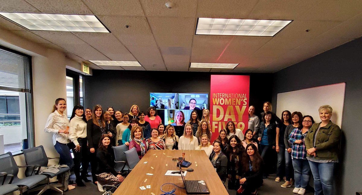 Happy #InternationalWomensDay! Cheers to all the amazing women in the world and especially our bold #WomenInTech!🌸 #Five9WiT #WiT