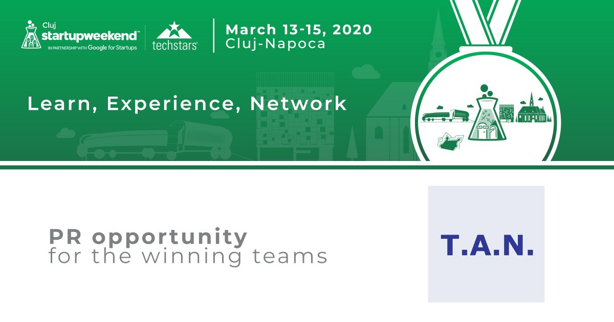 swcluj's tweet photo. 🏆 Prize announcement
What is the next step after #SWCluj2020? Transylvania Angels Network is offering the possibility to the winning team to present a project/ startup to a T.A.N meetup for pre-seed investment. #swcluj #entrepreneurship #clujnapoca https://t.co/NmDKvQhC5x
