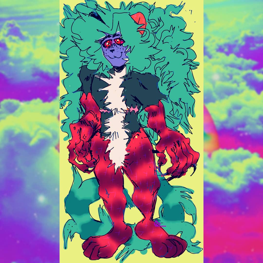 SLOBGOD's tweet photo. New oc, possible sona ???? I love him. Hes gonna have so much artistic freedom in his design for me n other people -
#furry #furryart #furryfandom #fursona #art #sketch #painting #paintx #tripcore #rainbow #meat #characterart #characterdesign https://t.co/H7qZmsYebt