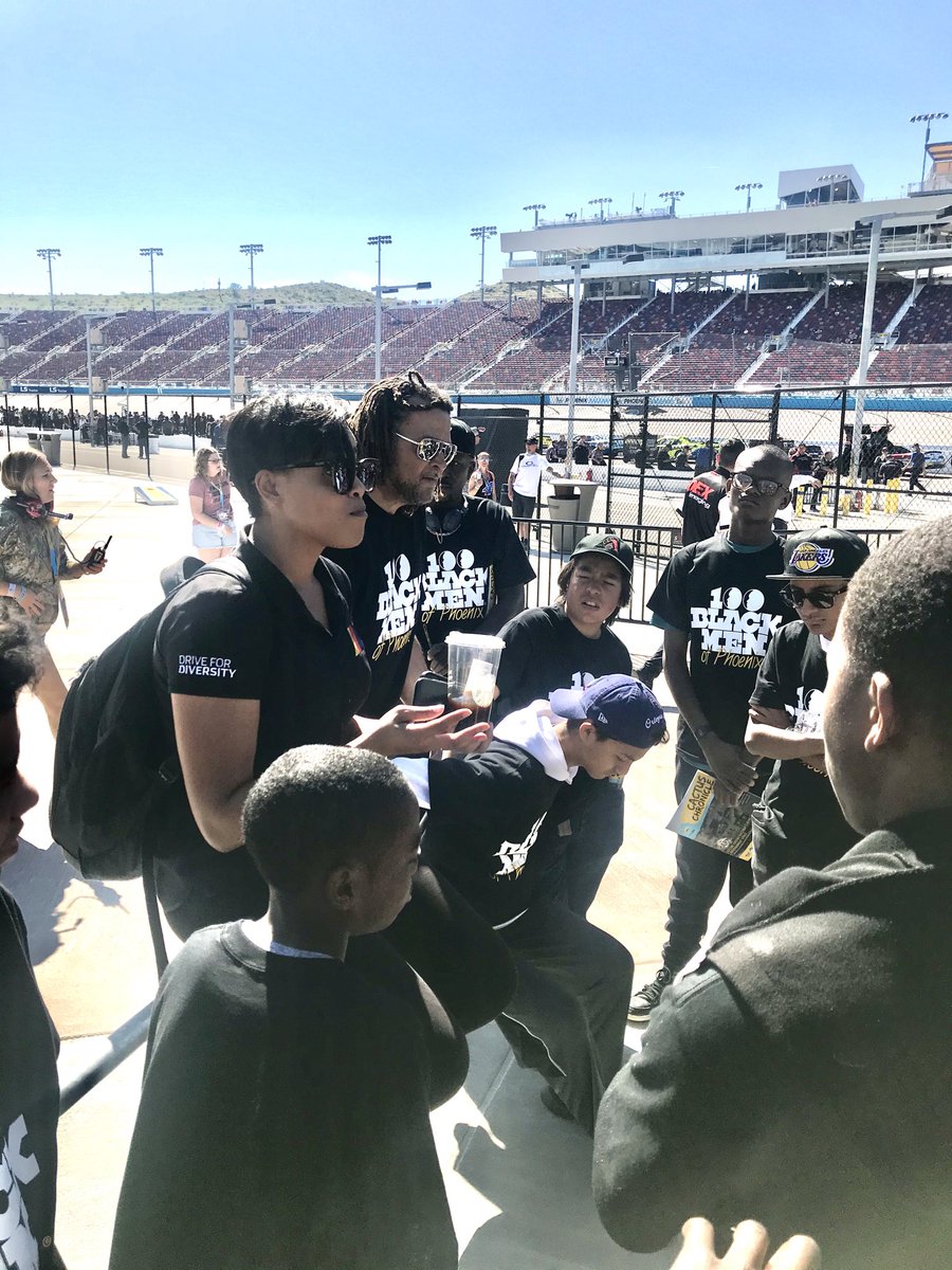 BrianKJohnson11's tweet photo. Thank you ⁦@NASCAR⁩ for hosting the Men of Tomorrow Academy of ⁦@100BlackMen⁩.  Thank you Caryn Grant, Jordan Leatherman &amp; ⁦@jasneely16⁩ https://t.co/5BS3337PAJ