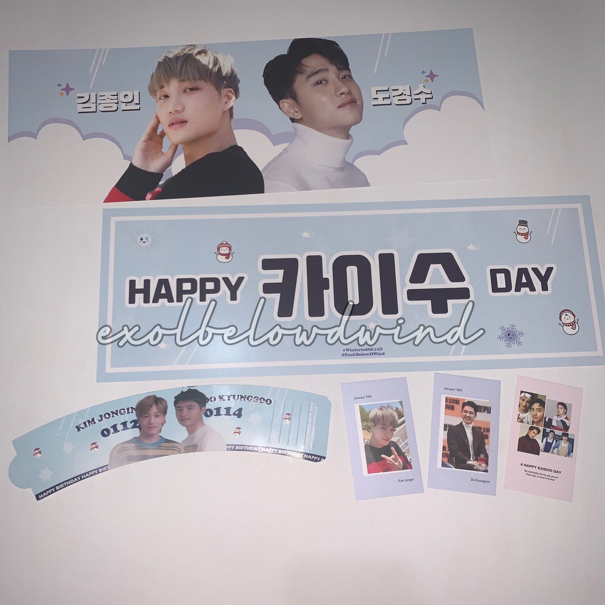 EXOLBelowDWind's tweet photo. Preview for fundraising kit.
Sorry for delay due to unexpected issues.

We had extra kit for up soon.
We will update after finish previous order ❤️. https://t.co/JYEgNrIxX4
