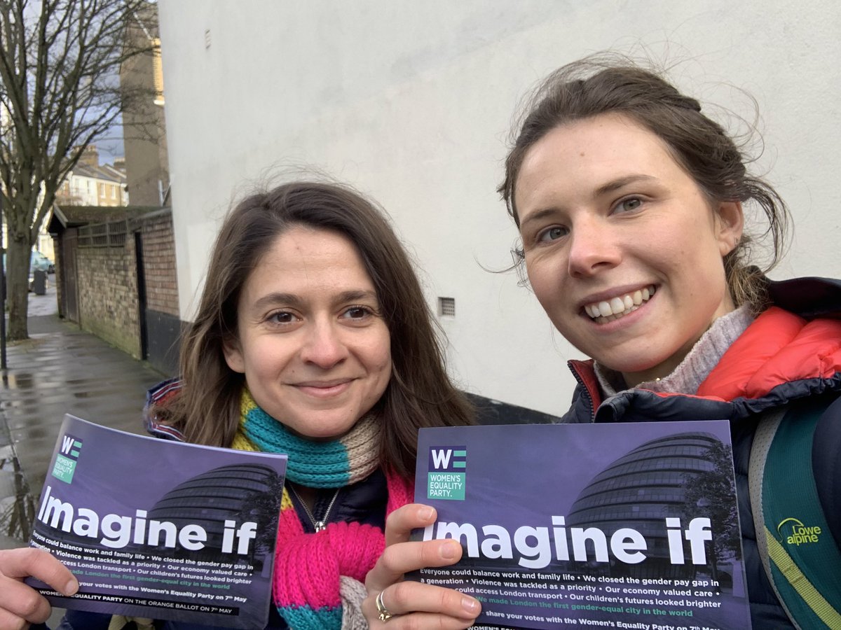 WEPIslington's tweet photo. Happy #InternationalWomensDay everyone! We’ve been out talking to voters today about our #EqualityForAll campaign - #vote for @WEP_UK for the #GLA2020 #IWD2020 🗳 https://t.co/ZmlmqfhbGn