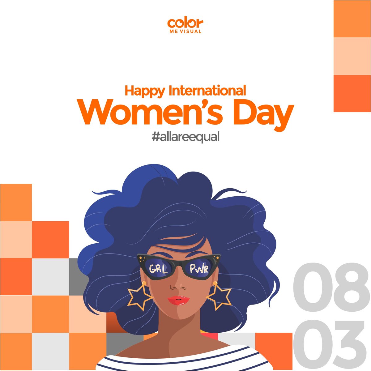 Cmv_graphics's tweet photo. Here's to Equality!! ���

This is much more than a trend. Women should be valued, respect and seen as equal every single day.

We appreciate all the women in our team today. Thanks for always putting your heart into this. 

#EqualforEqual #InternationalWomensDay #branding https://t.co/FajIvzu2iZ