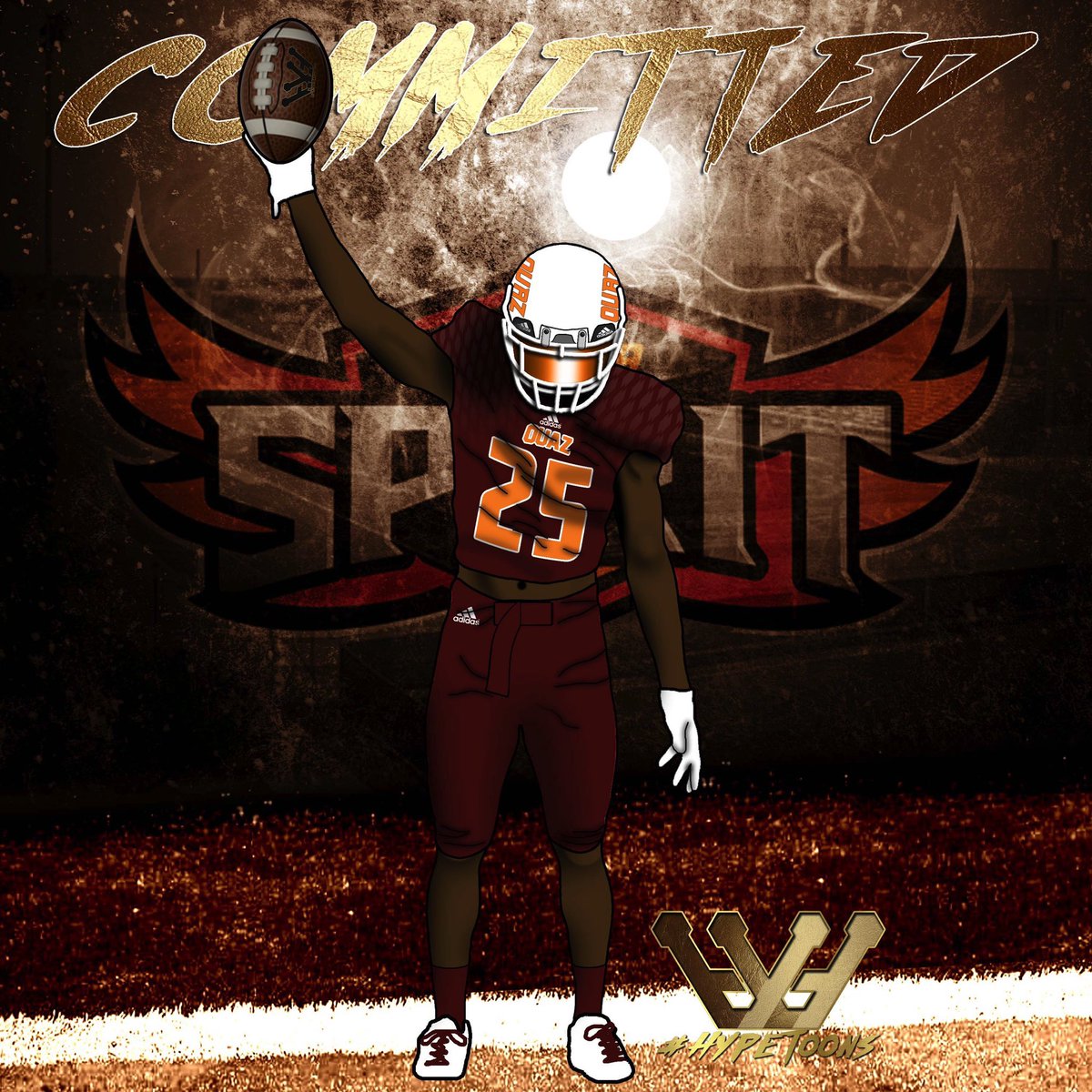 savagenelly25's tweet photo. 100% committed...... @OUAZFootball @Coach_Nesbitt @CoachMoseOUAZ @CoachStebbinsRB @wilkecoach @CoachRoyLopez @carver6591 @HypeSportsToons #GoSpirit #FangsOut #WeAreOUAZ #HypeToons https://t.co/aXoiOyEEzZ