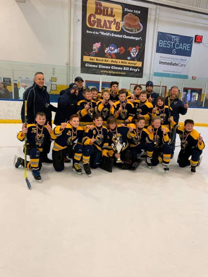CyclonesWebster's tweet photo. We have 👑 our 1st🥇Webster Boulter Champs🏆CONGRATS ⭐️12u Fusilli⭐️ Tournament MVP Julian McMahon 🔥🥅🔥
Outstanding team effort proving that hard work pays off.
#CYCLONES #WebsterBoulter #hockey #webster #RochesterNY https://t.co/v3MTQUXj82
