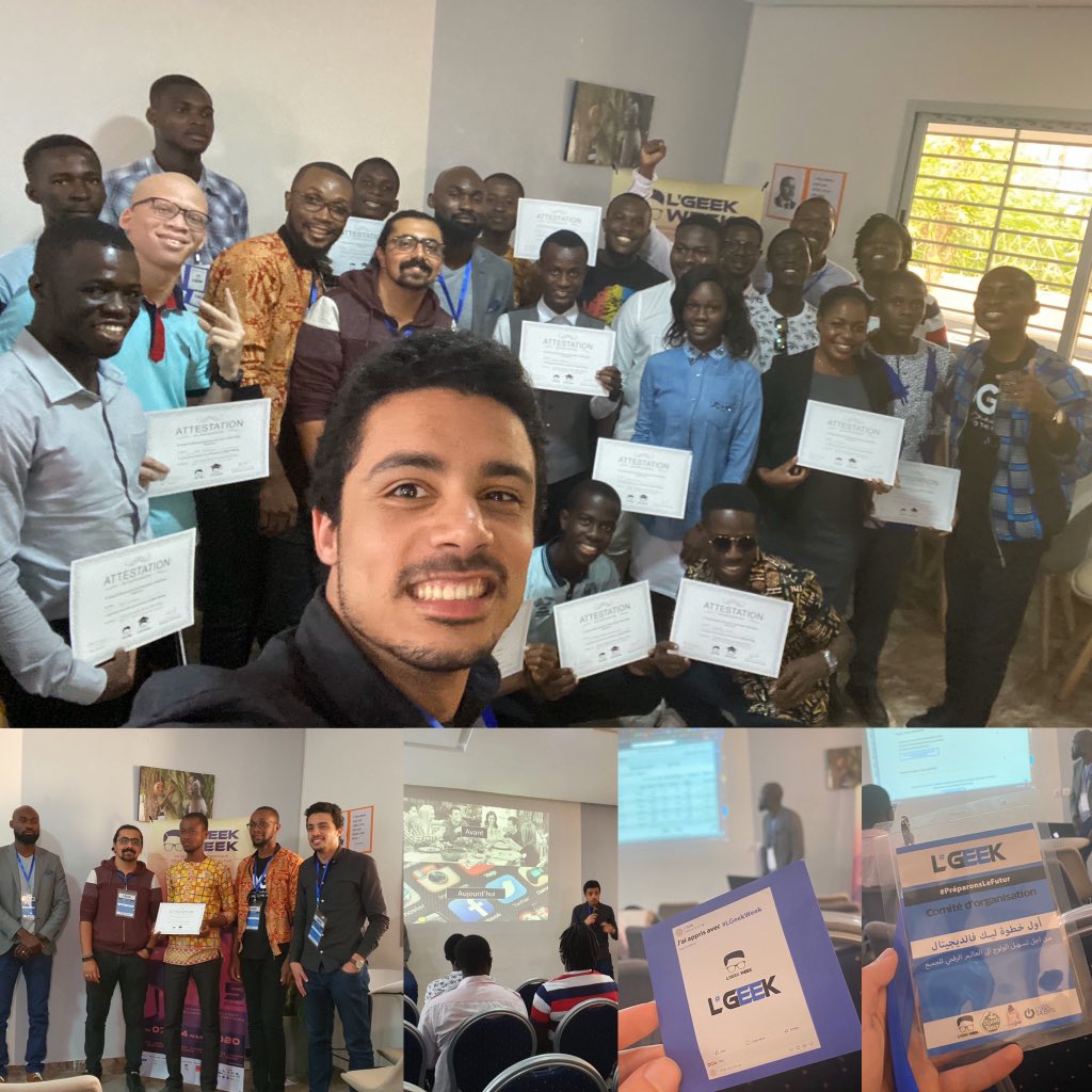 MahdiElbahi's tweet photo. .@LGeekOfficiel a atterri ce week end en Côte ivoire pour une première activité en dehors du Maroc, une belle journée d’échange et de formation dans le digital.
Ce n’est que le début, L’Geek va continuer à vulgariser l’outil informatique 🙏 #PreparonsLeFutur https://t.co/9OChb73F4l