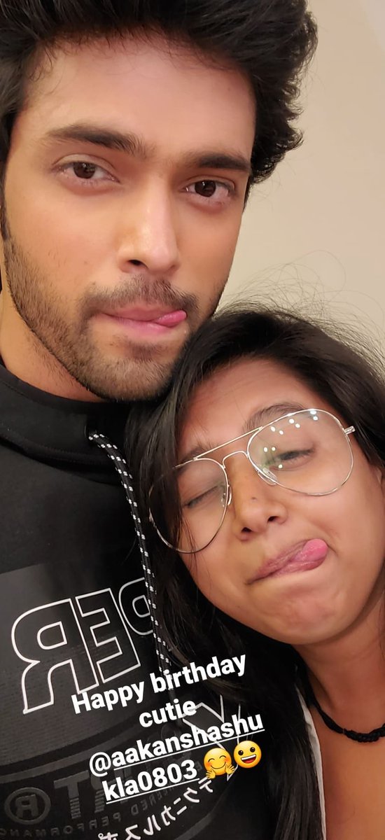 LaghateParth_FC's tweet image. Some people are connected by Heart……so, are they #BroSis by ❤️

happy birthday fellow #Piscean 😍

#AakanshaShukla &amp;amp; #ParthSamthaan are Qweetest 😇
#KasautiiZindagiiKay #AnuragBasu