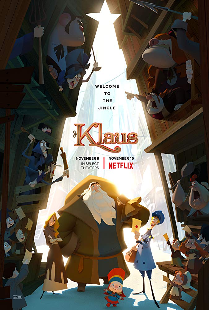  #Klaus (2019) What a gorgeous and stunning movie, it's really heartwarming,moving and emotional movie at times. It has some genuinely funny moments and i literally was hooked from the opening moments till the end, the characters are fun and enjoyable and it's pleasing to look at.