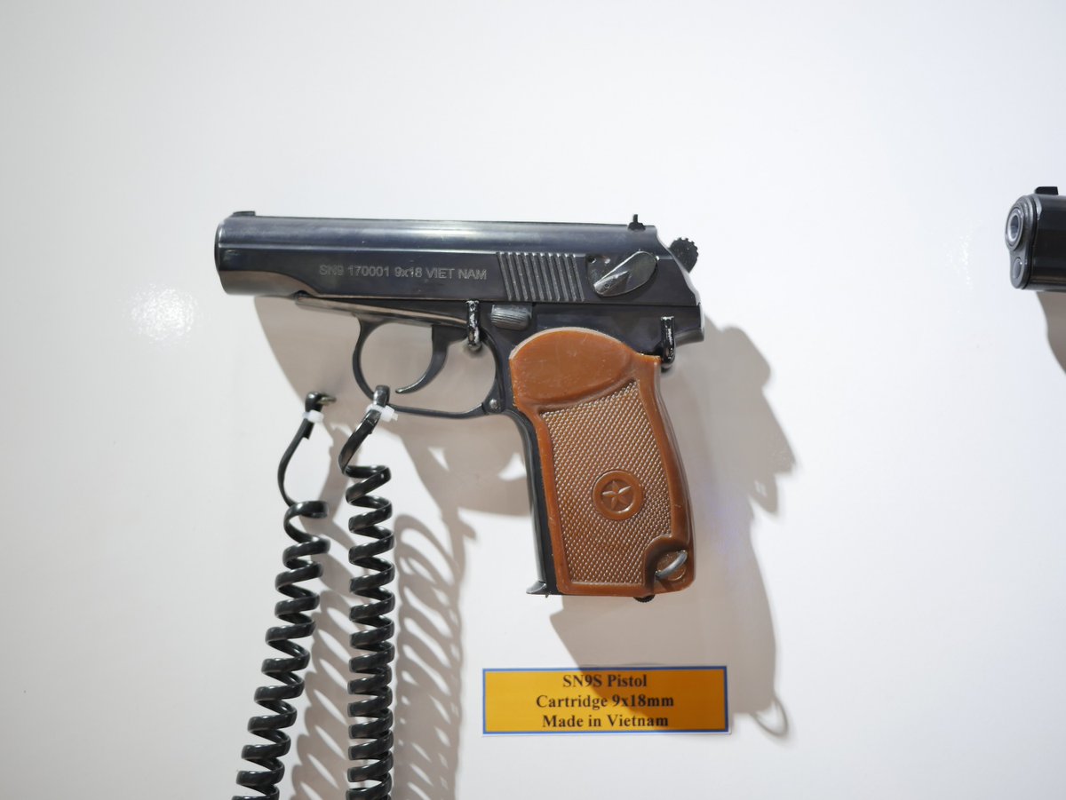 6/ SN9S (Makarov PM) and K-14VN (Tokarev) Standard sidearms of Vietnam People Army.